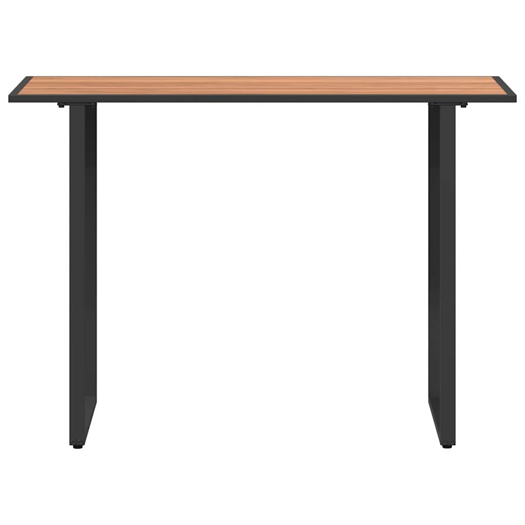Mesa De Jardín 100 X 55 X 70 Cm Madera