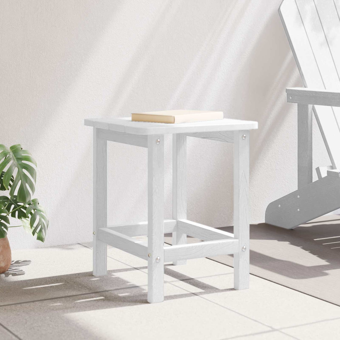 Mesa Lateral 38 X 38 X 46 Cm Polietileno