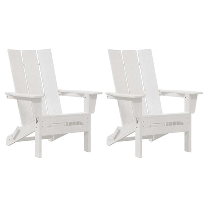 Silla De Jardín 2 Pcs 80.5 X 74.5 X 92 Cm Polietileno