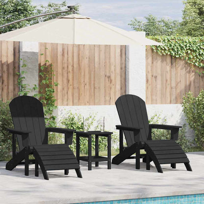 Silla De Jardín 3 Pcs Polietileno