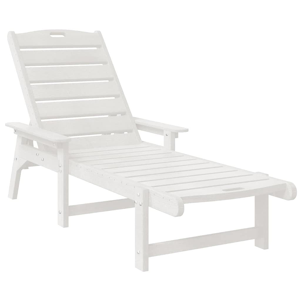 Tumbona 2 Pcs 195,5 X 53 X 98,5 Cm Polietileno