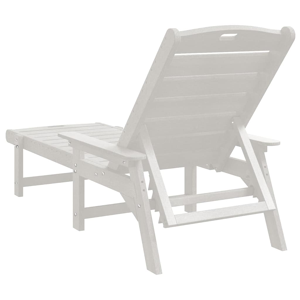 Tumbona 2 Pcs 195,5 X 53 X 98,5 Cm Polietileno