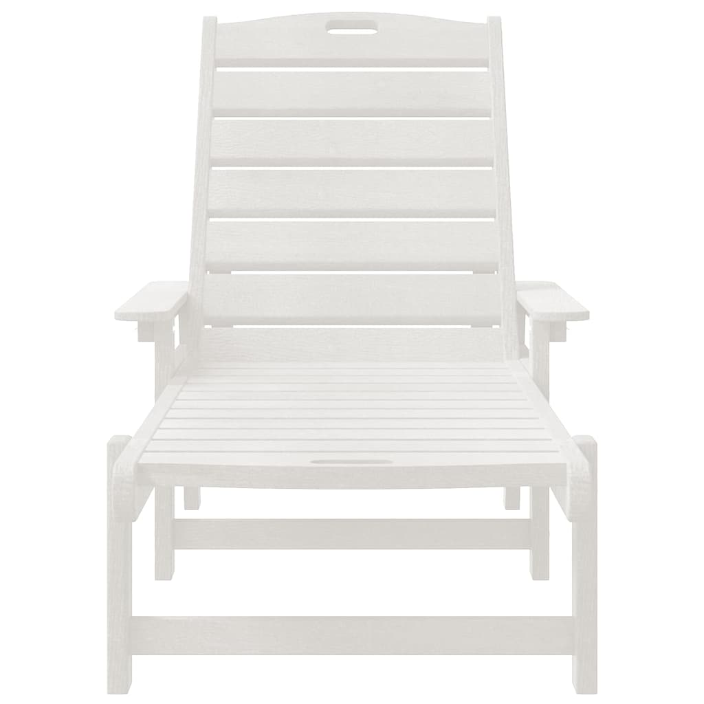 Tumbona 2 Pcs 195,5 X 53 X 98,5 Cm Polietileno
