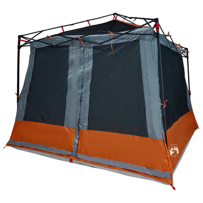 Juego De Tienda De Camping 2 Pcs Gris Y Tafetán Y Tela