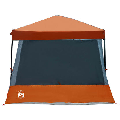 Juego De Tienda De Camping 2 Pcs Gris Y Tafetán Y Tela