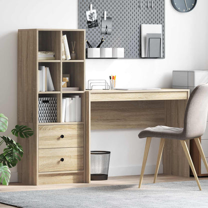 Escritorio Gris Concreto 145.5 X 50 X 127 Cm 2 Uds.