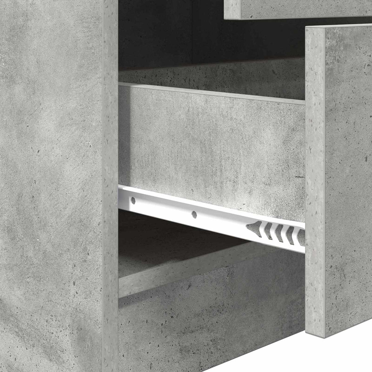 Escritorio Gris Concreto 145.5 X 50 X 127 Cm 2 Uds.