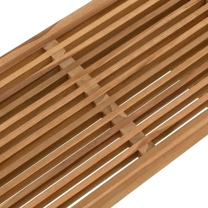 Mesa Auxiliar De Jardín Marrón 70 X 37,5 X 35,5 Cm