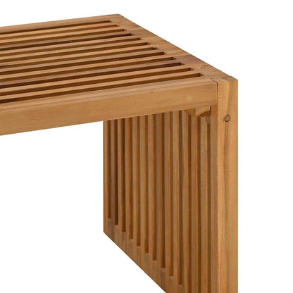 Mesa Auxiliar De Jardín Marrón 70 X 37,5 X 35,5 Cm