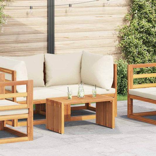 Mesa Auxiliar De Jardín Marrón 70 X 37,5 X 35,5 Cm