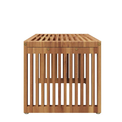 Mesa Auxiliar De Jardín Marrón 70 X 37,5 X 35,5 Cm