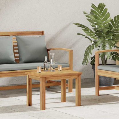 Mesa De Café Marrón Madera De Teca Maciza