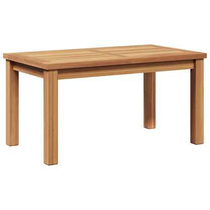 Mesa De Café Marrón Madera De Teca Maciza