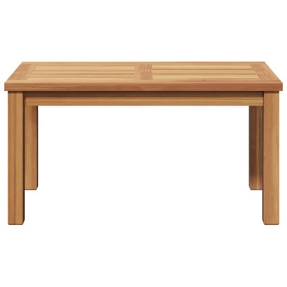 Mesa De Café Marrón Madera De Teca Maciza