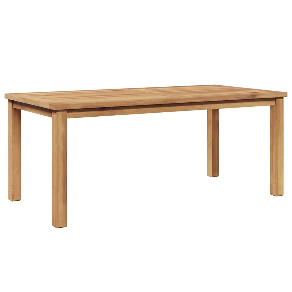 Mesa De Café Marrón Madera De Teca Maciza