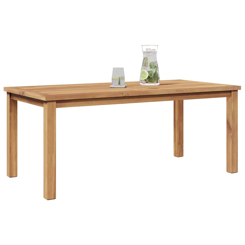 Mesa De Café Marrón Madera De Teca Maciza