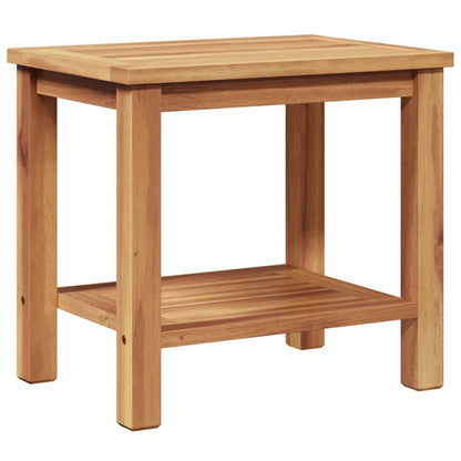 Mesa De Café Marrón Madera De Teca Maciza