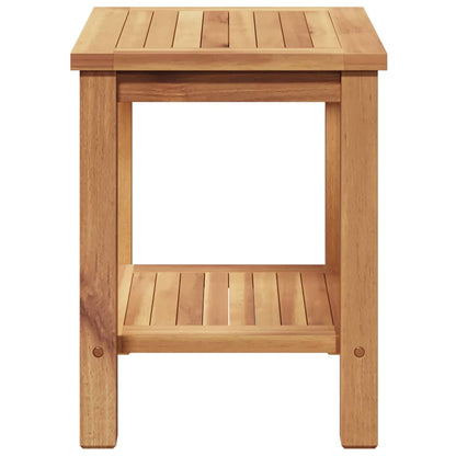 Mesa De Café Marrón Madera De Teca Maciza