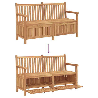 Banco De Jardín 150 X 60 X 90 Cm Madera De Teca Maciza