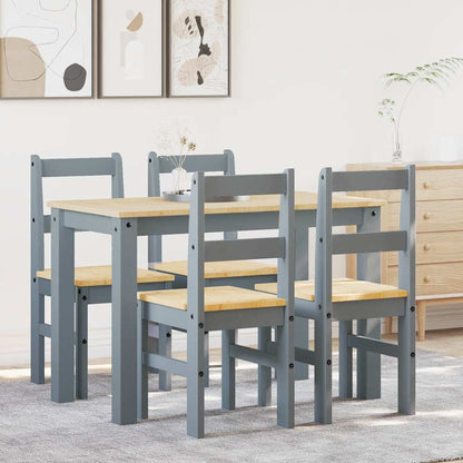 Juego De Comedor Panama 3 Pzas Madera Maciza De Pino