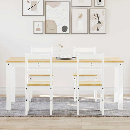 Juego De Comedor Panama 3 Pzas Madera Maciza De Pino