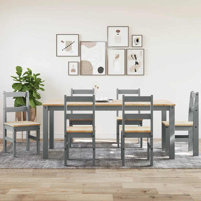 Juego De Comedor Panama 3 Pzas Madera Maciza De Pino