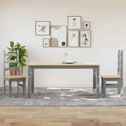 Juego De Comedor Panama 3 Pzas Madera Maciza De Pino