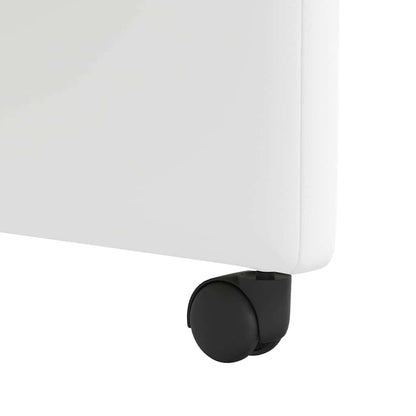 Sillas De Comedor Con Ruedas 2 Uds. Cuero Sintético