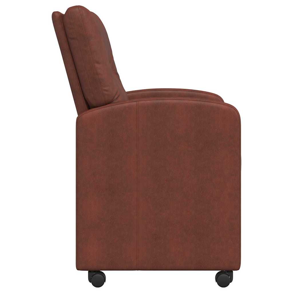 Sillas De Comedor Con Ruedas 2 Uds. Cuero Sintético