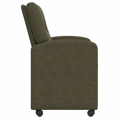 Sillas De Comedor Con Ruedas 2 Uds. Cuero De Ante Sintético