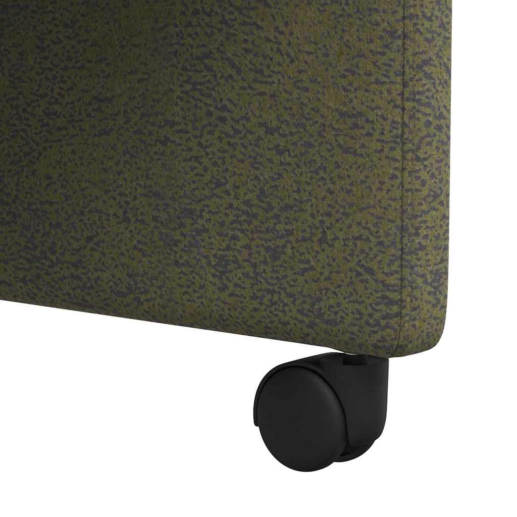 Sillas De Comedor Con Ruedas 2 Uds. Cuero De Suede Sintético
