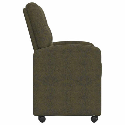 Sillas De Comedor Con Ruedas 2 Uds. Cuero De Suede Sintético