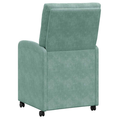Sillas De Comedor Con Ruedas 2 Uds. Terciopelo