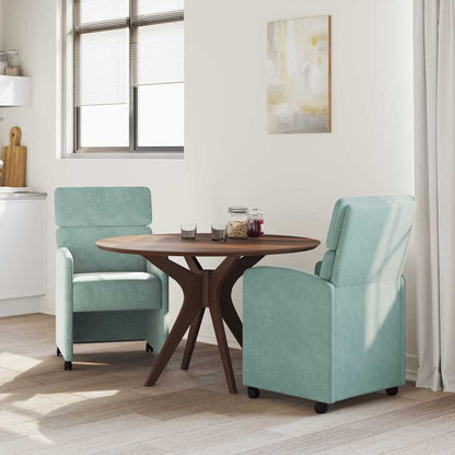 Sillas De Comedor Con Ruedas 2 Uds. Terciopelo