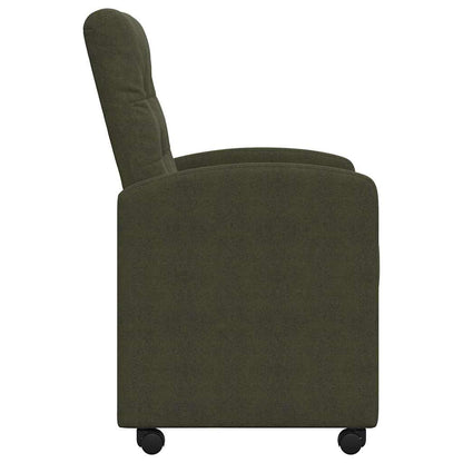 Sillas De Comedor Con Ruedas 2 Uds. Cuero De Ante Sintético