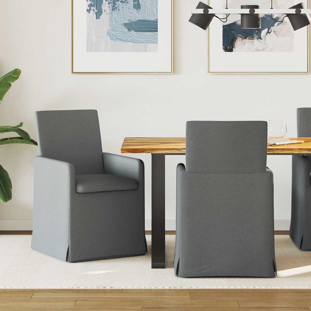 Sillas De Comedor 2 Uds. Tela 57 X 68 X 94 Cm