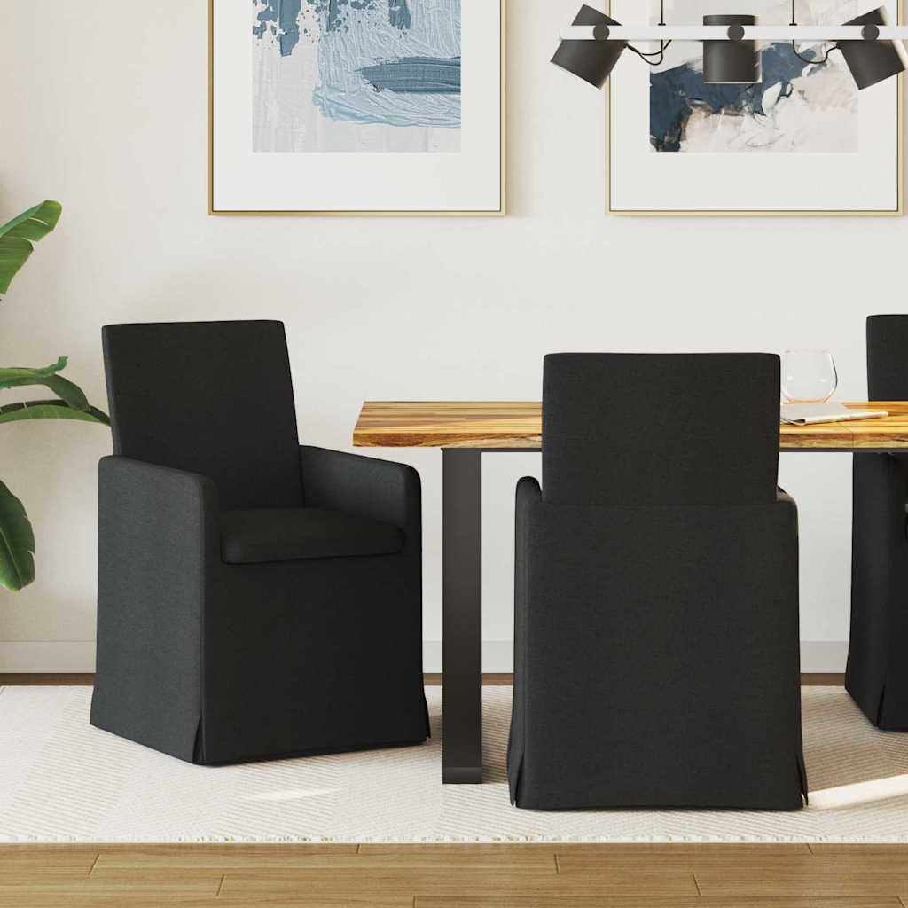 Sillas De Comedor 2 Uds. Tela 57 X 68 X 94 Cm