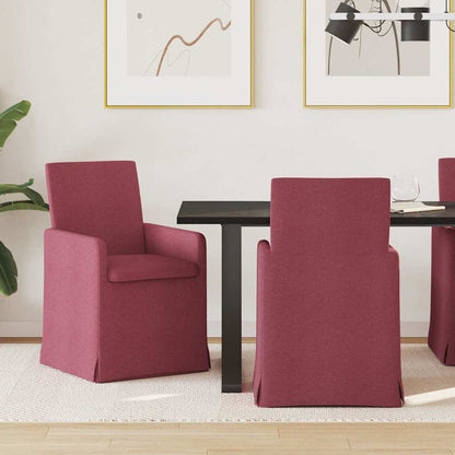 Sillas De Comedor 2 Uds. Tela 57 X 68 X 94 Cm
