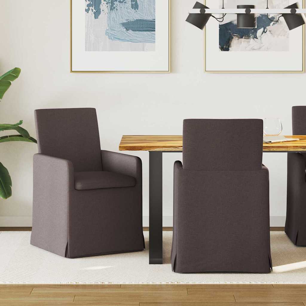 Sillas De Comedor 2 Uds. Tela 57 X 68 X 94 Cm