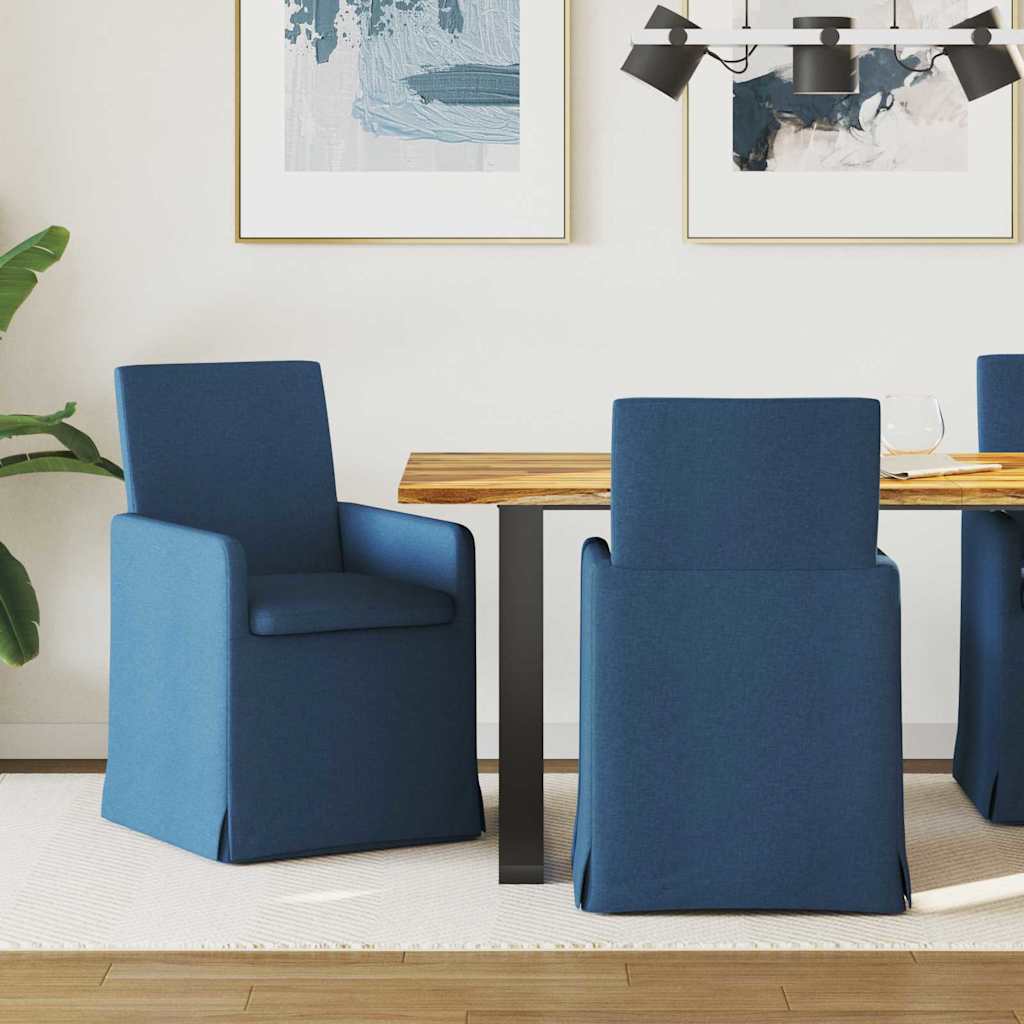 Sillas De Comedor 2 Uds. Tela 57 X 68 X 94 Cm