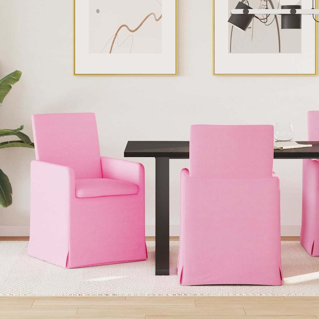 Sillas De Comedor 2 Uds. Tela 57 X 68 X 94 Cm
