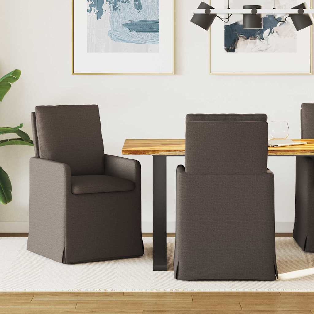 Sillas De Comedor 2 Uds. Lino 57 X 67 X 98 Cm