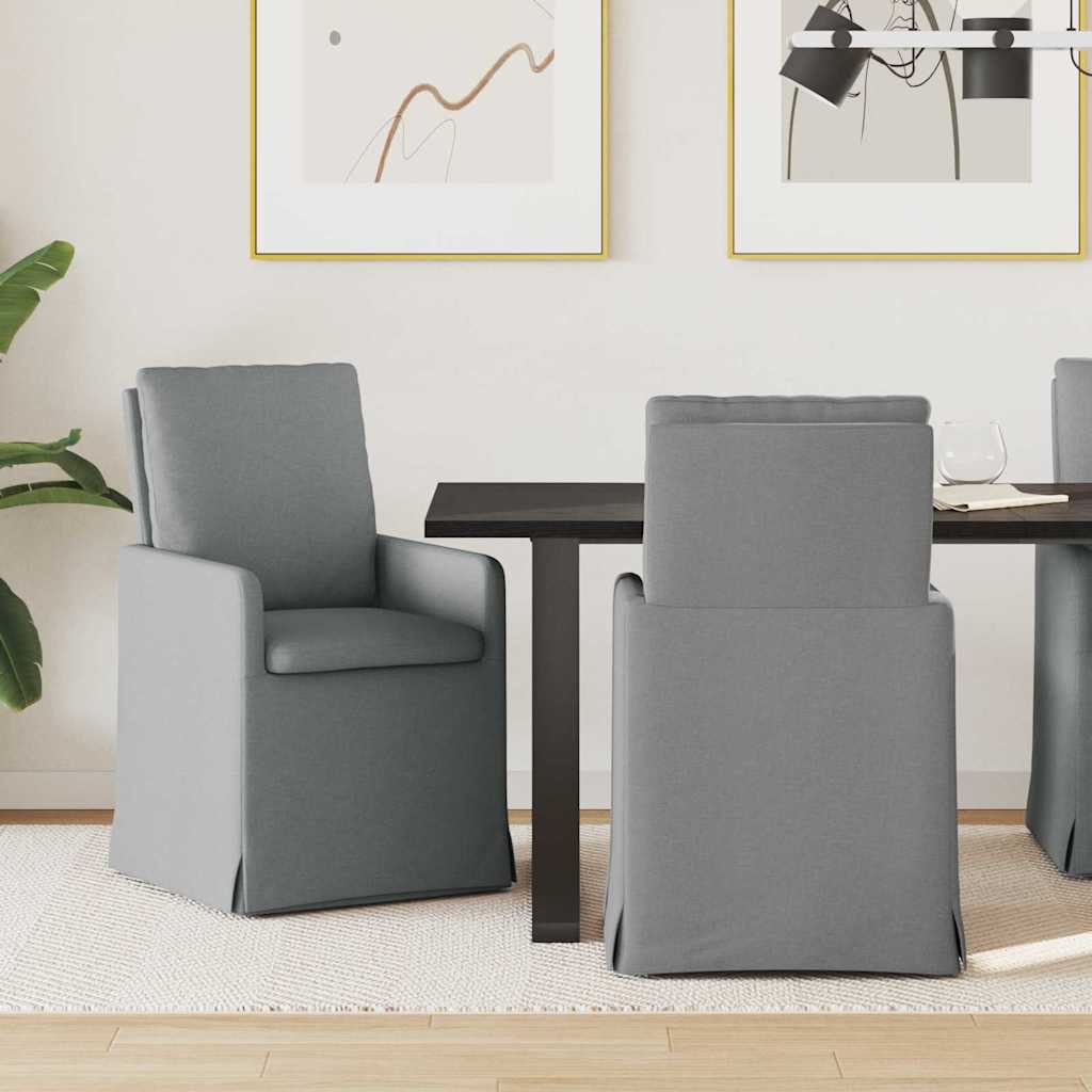 Sillas De Comedor 2 Uds. Tela 57 X 67 X 98 Cm