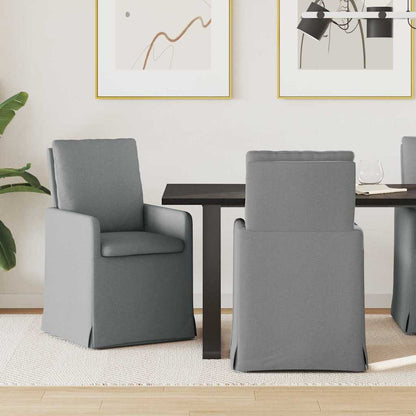 Sillas De Comedor 2 Uds. Tela 57 X 67 X 98 Cm