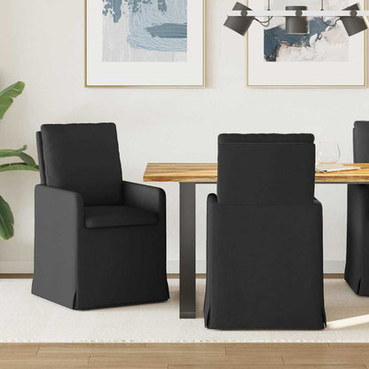 Sillas De Comedor 2 Uds. Tela 57 X 67 X 98 Cm