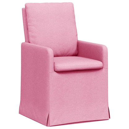 Sillas De Comedor 2 Uds. Tela 57 X 67 X 98 Cm