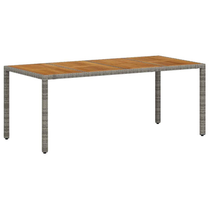 Conjunto De Comedor De Jardín 9 Pcs Ratán Sintético