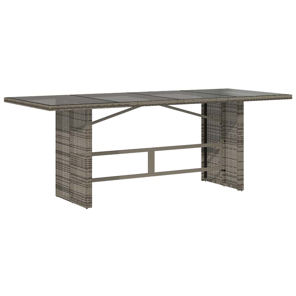 Conjunto De Comedor De Jardín 9 Pcs Ratán Sintético