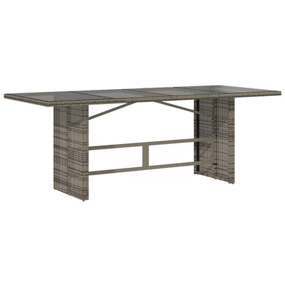Conjunto De Comedor De Jardín 9 Pcs Ratán Sintético