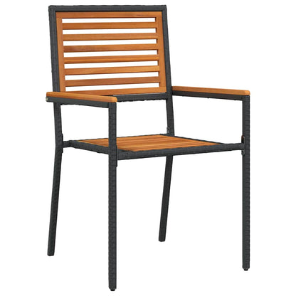 Conjunto De Comedor De Jardín 9 Pcs Y Marrón
